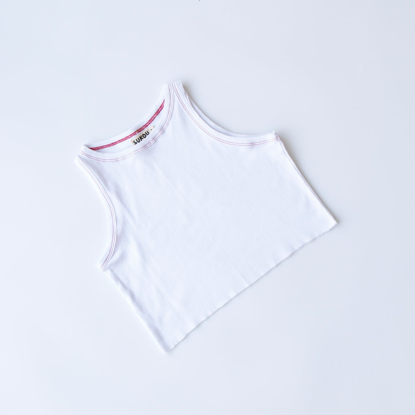 rio sukou signature singlet - white