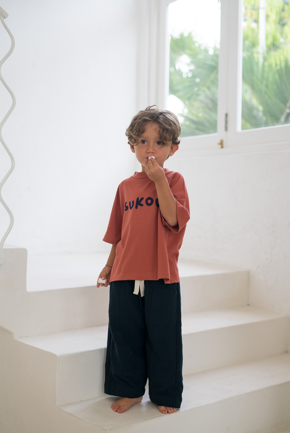 sukou signature t-shirt - rust