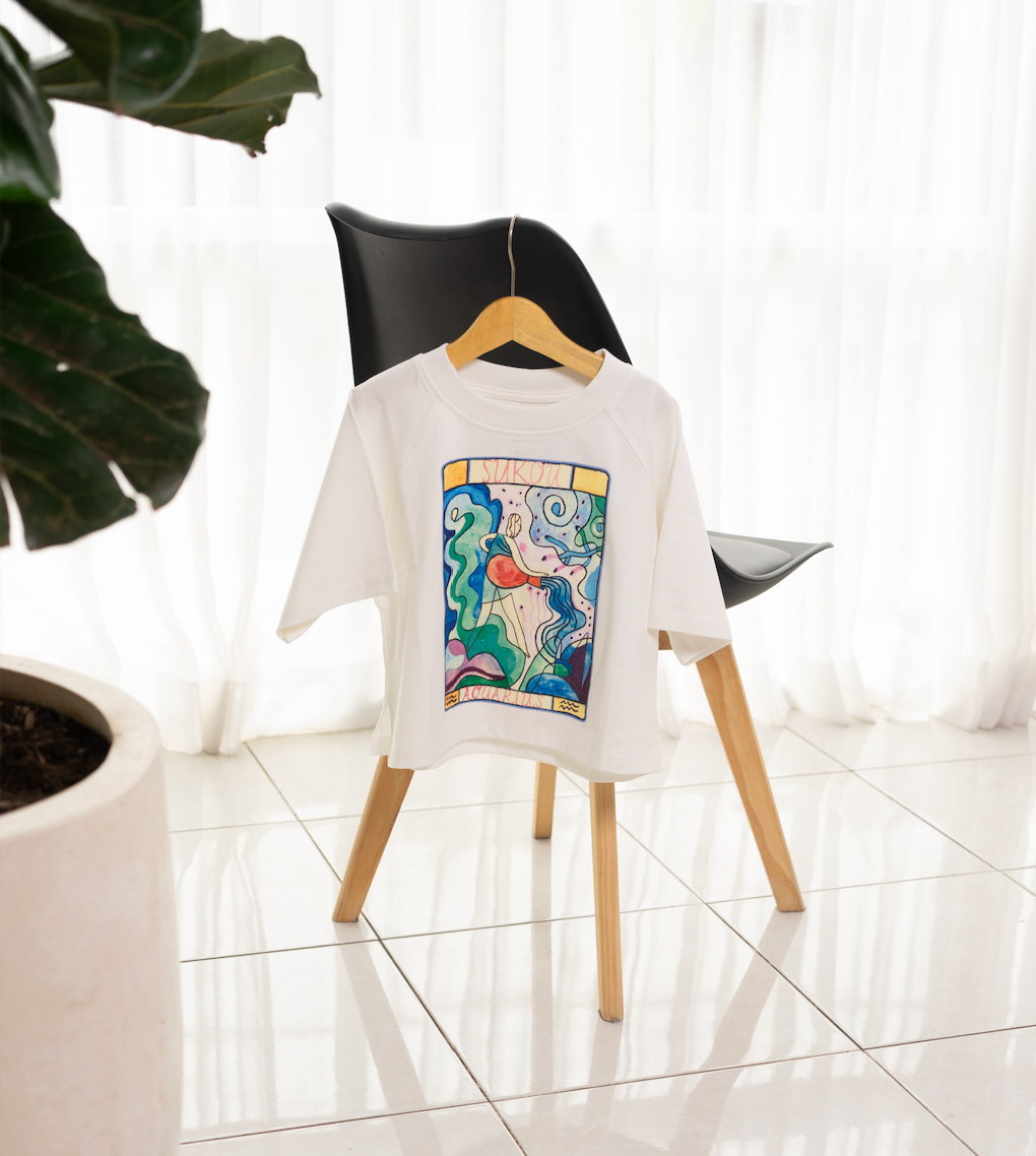 star sign kids tees - aquarius