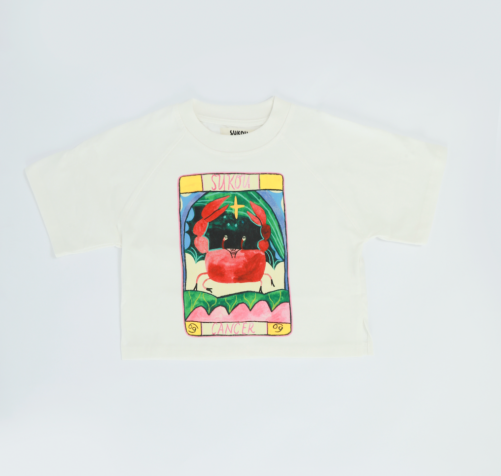 star sign kids tees - cancer