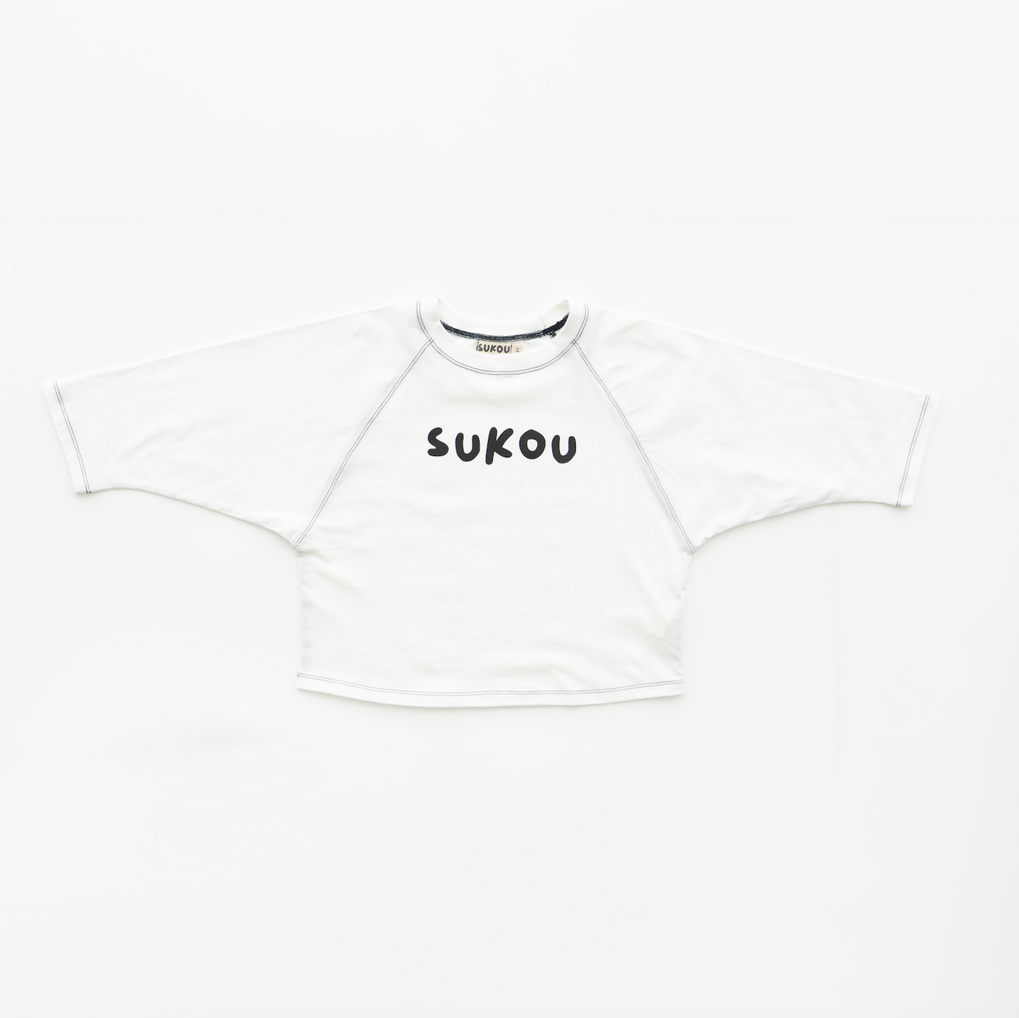sukou signature long sleeved - white