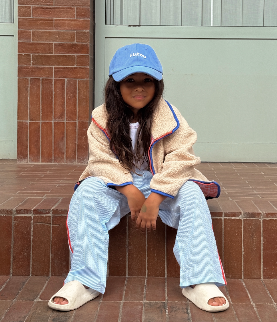 signature dad cap - sky blue