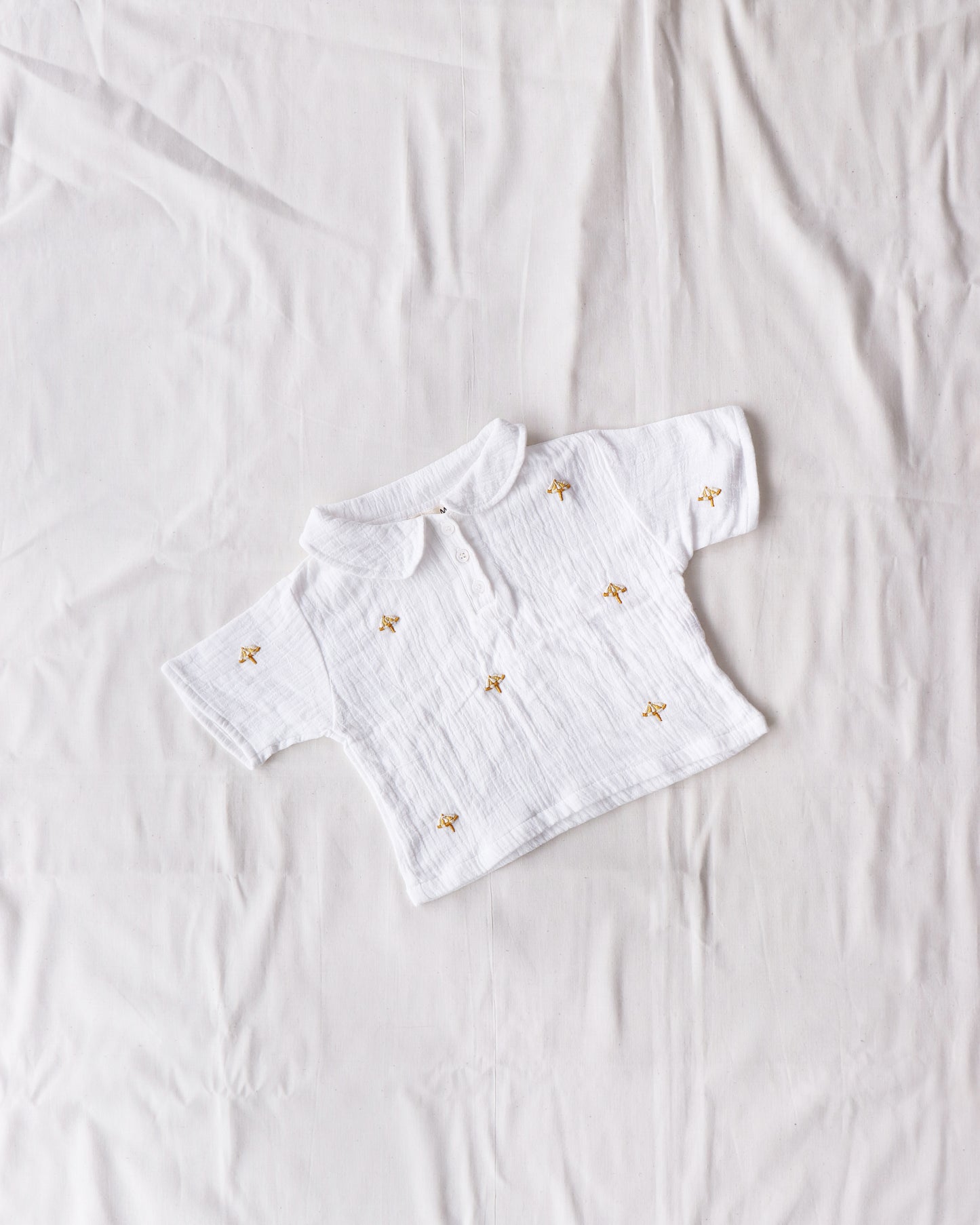 beau hand embroidered umbrella shirt