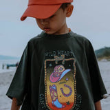 wild hearts can't be broken, darlin' t-shirt - charcoal