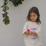 sukou signature t-shirt sardines - pink / blue