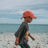 luca athletic bike shorts - chocolate / green