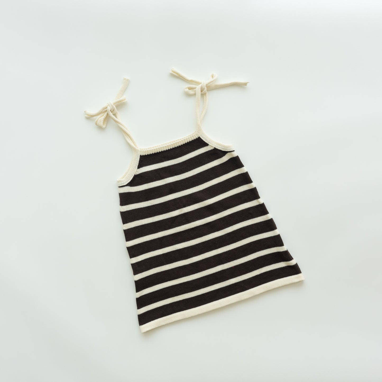 bobbie dress - chocolate stripe