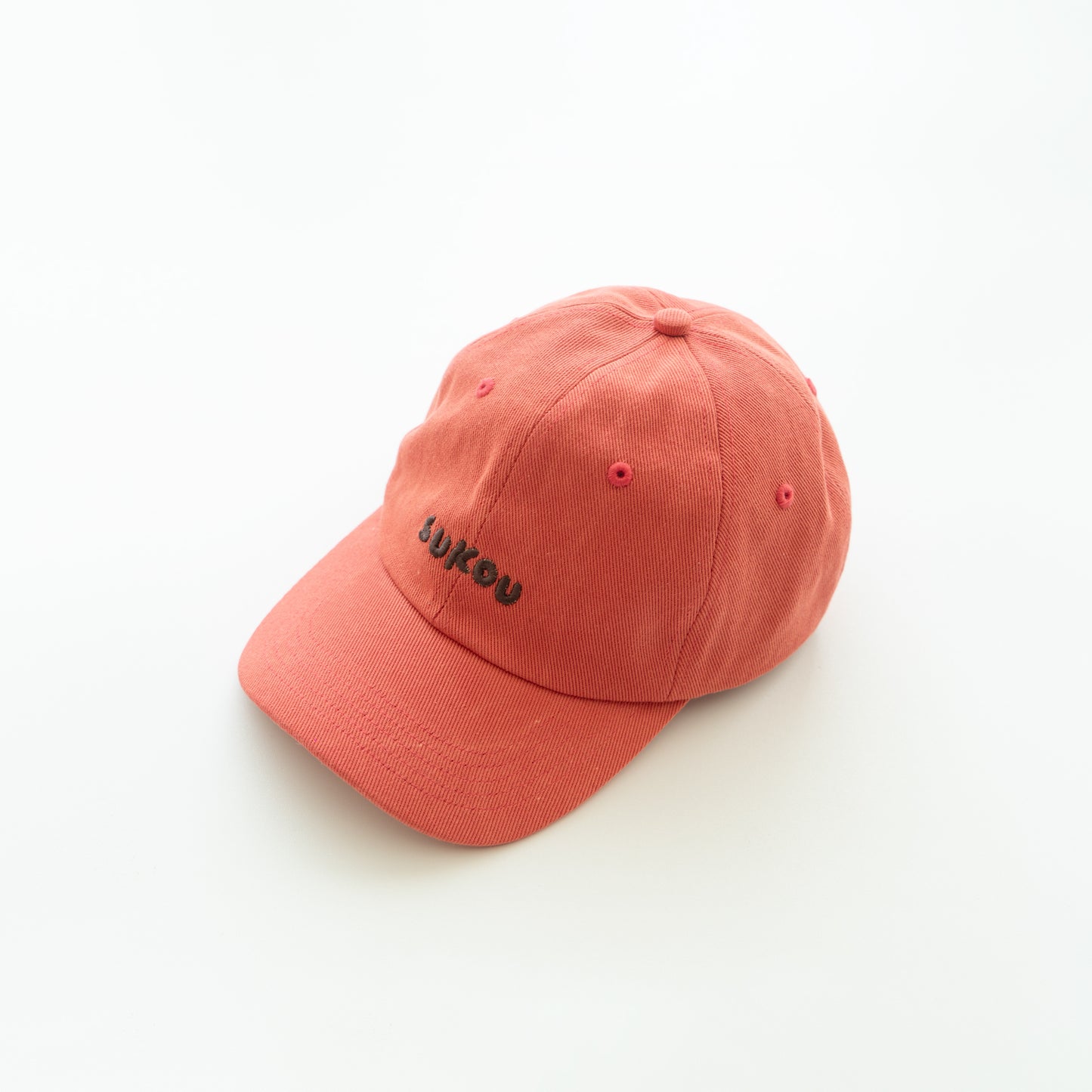 signature dad cap - red