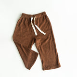 nova pants - terry chocolate