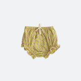 louis bloomer - electric green check