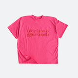I do pilates and drink tequila women's t-shirt - pink / red