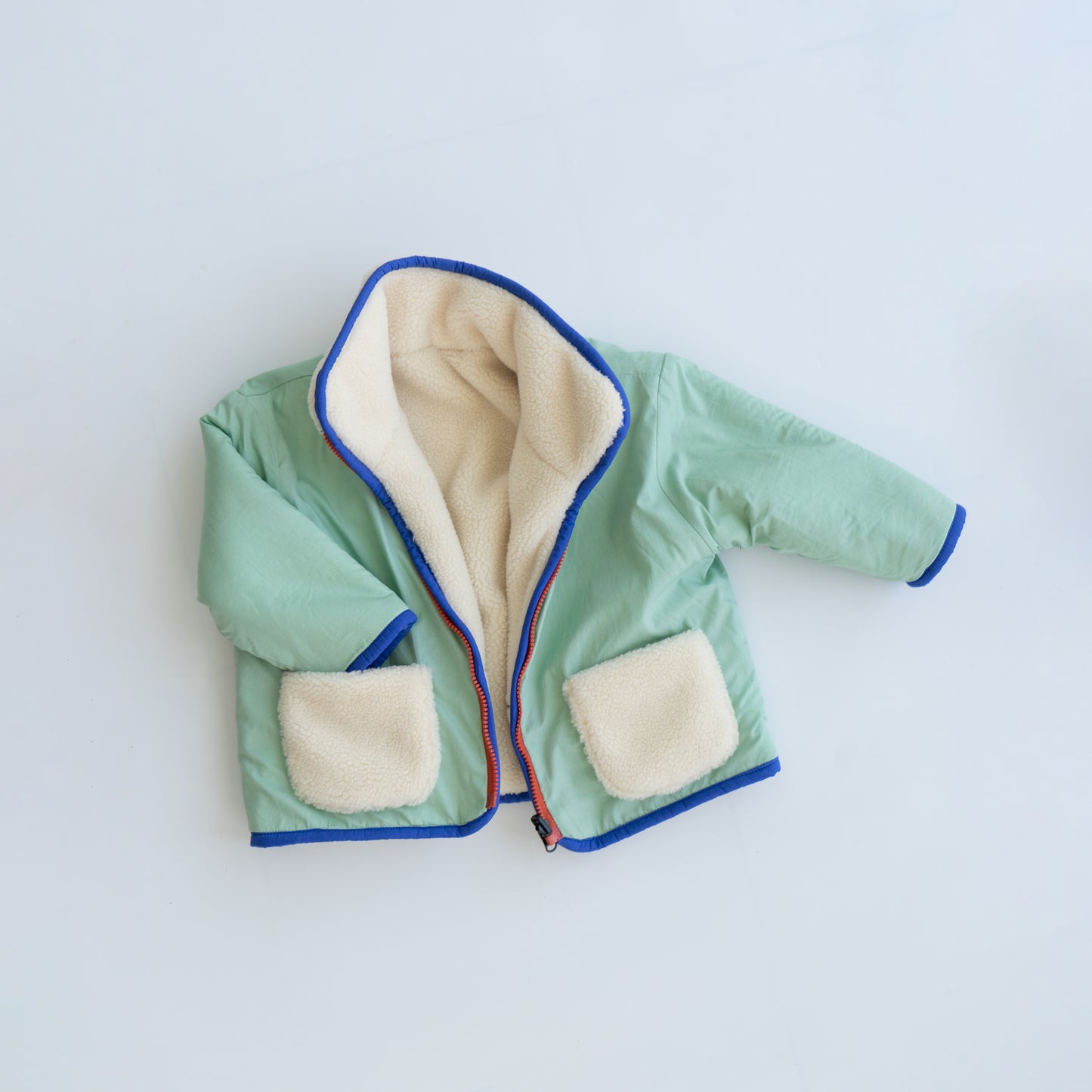 freddie reversible jacket - sea green