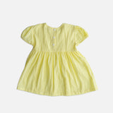 celine smock dress - yellow