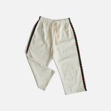 paloma pants - white stripe heart