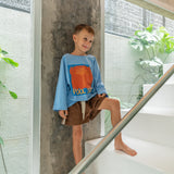 sukou signature long sleeved - Blue