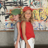 rio sukou signature singlet - tomato