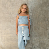 paloma pant crinkle - blue