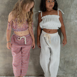 paloma pants crinkle - white