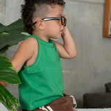 rio sukou signature singlet - green