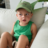 rio sukou signature singlet - green