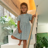 celine smock dress - Blue