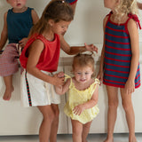 levi shorts - white stripe heart