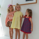 celine smock dress - yellow