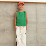 paloma pants - white stripe heart