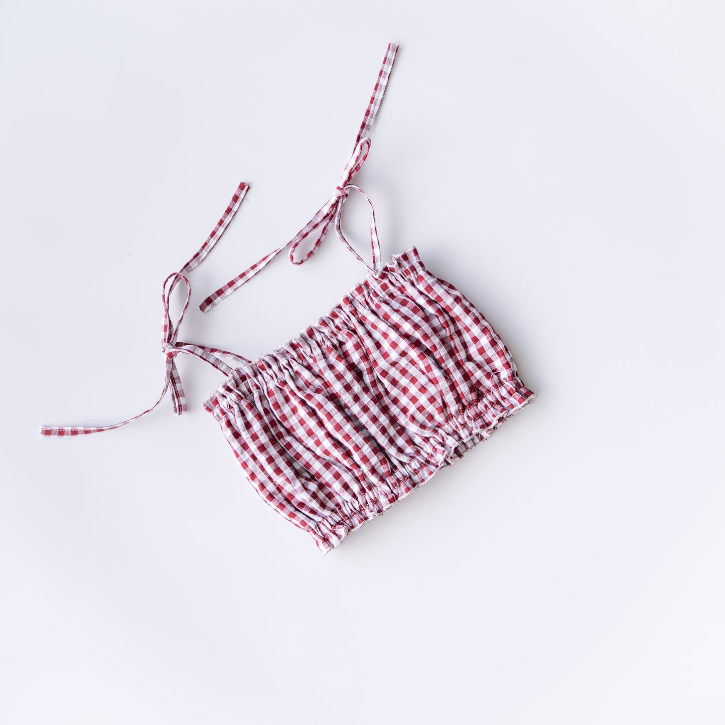 ziggy top - red gingham