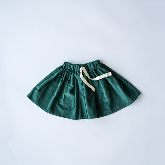 nika corduroy skirt - forest