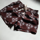 levi shorts - chocolate floral