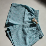 levi shorts - blue check