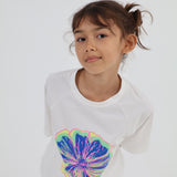 sukou blue flower t-shirt