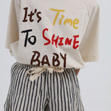 it's time to shine baby t-shirt