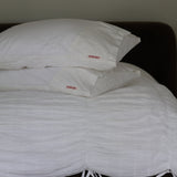 studio ziggy cotton pillowcases - white