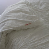 studio ziggy cotton duvet - white