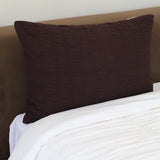 studio ziggy cotton pillowcases - chocolate