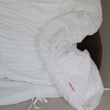 studio ziggy cotton duvet - white