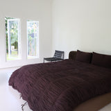 studio ziggy cotton duvet - chocolate