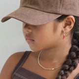 signature dad cap - brown / red