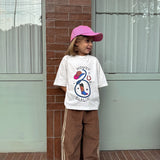 paloma pants - chocolate stripe