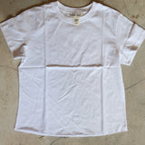 studio ziggy cotton (women's) baby tee - white