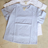 studio ziggy cotton (women's) baby tee - sky blue