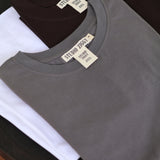 studio ziggy cotton (women's) baby tee - charcoal