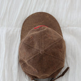 women's signature cap - brown / red