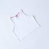 rio sukou signature singlet - white