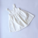 yasmin wrap dress - off white stripe