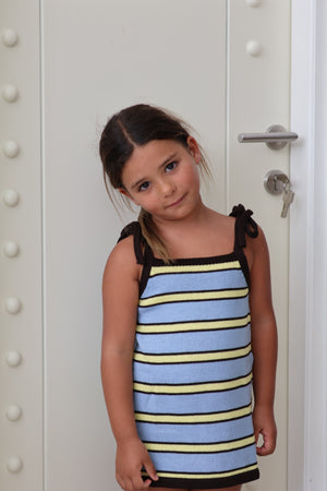 blue / yellow stripe