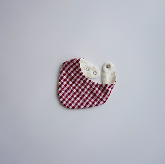 bib - red gingham