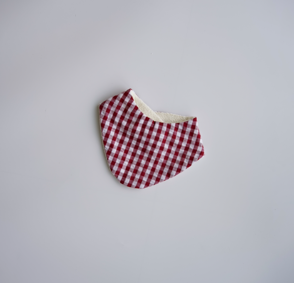 bib - red gingham